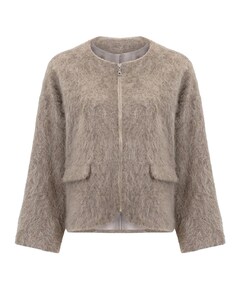 Dames vest grijs
