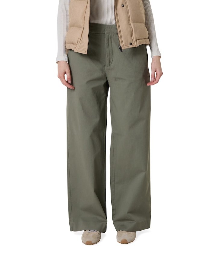 DIAZIW WIDE PANTS dames broek groen