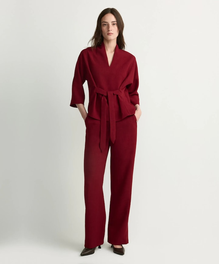 Dames blouse rood