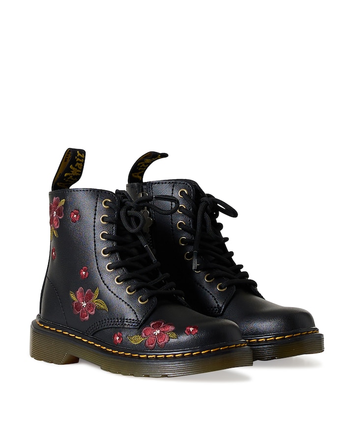 1460 J meisjes boots zwart