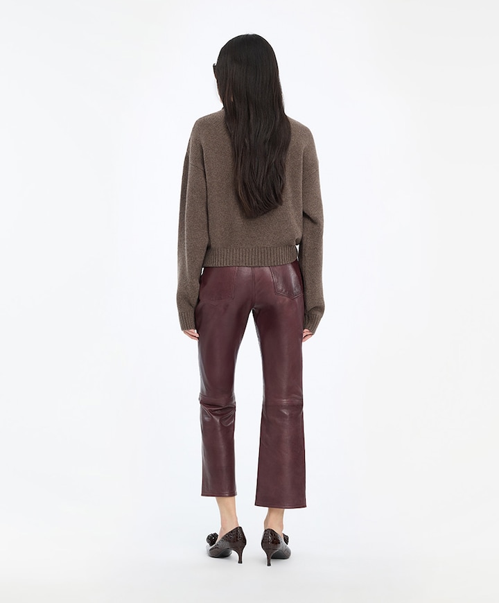 Dames sweater bruin