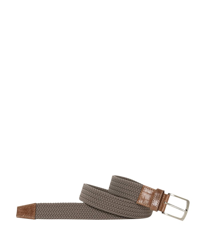 Heren riem beige