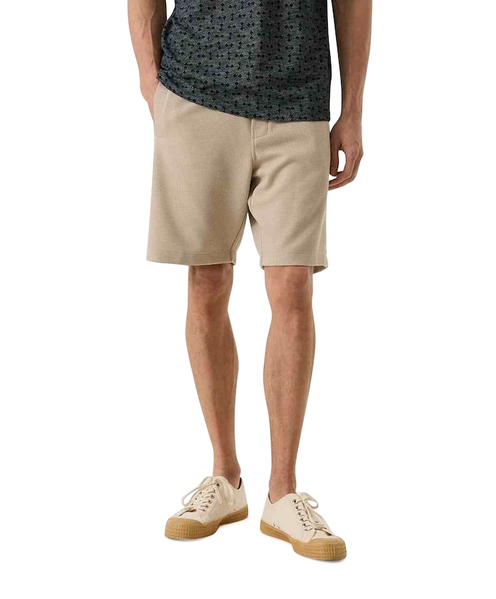 Q261117_men`s short heren korte broek beige