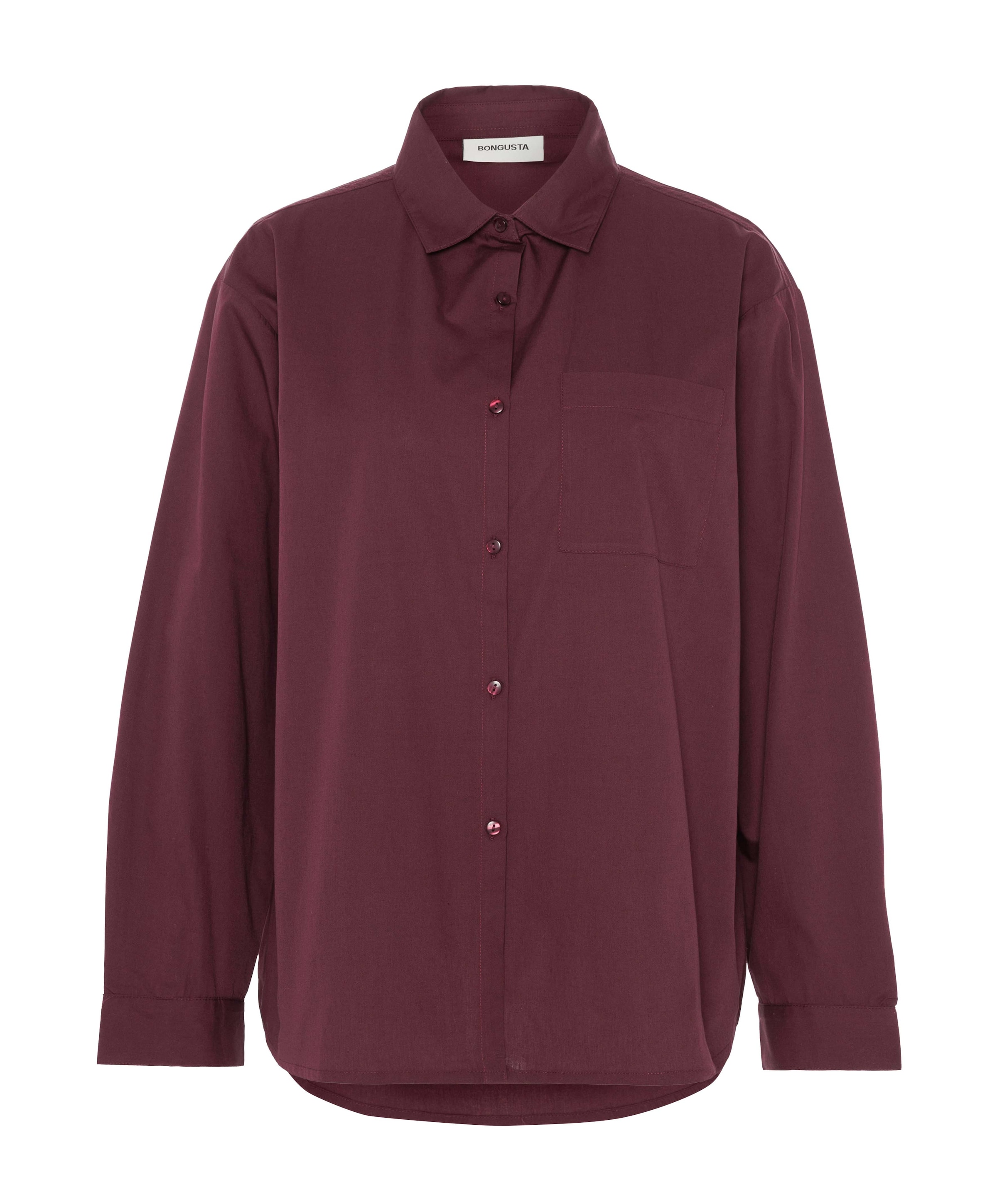 Dames t-shirt bordeaux