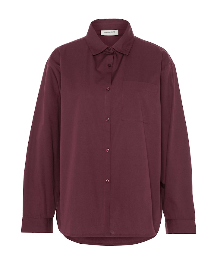 Dames t-shirt bordeaux
