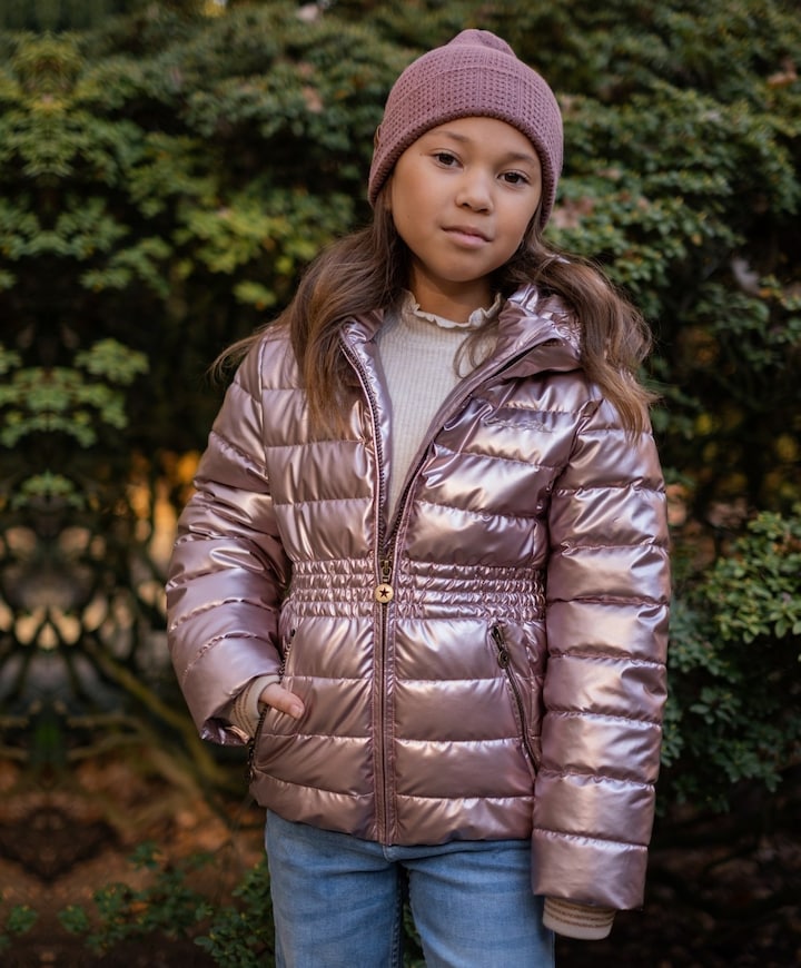 Meisjes jas roze