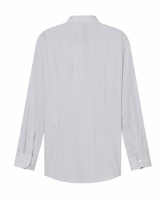 Heren overhemd lange mouw beige