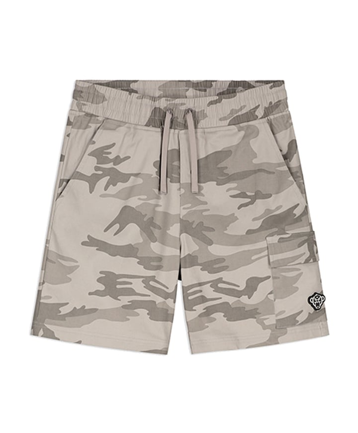 Camo cargo korte broek groen