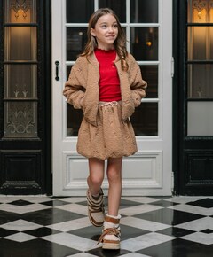 Meisjes longsleeve rood