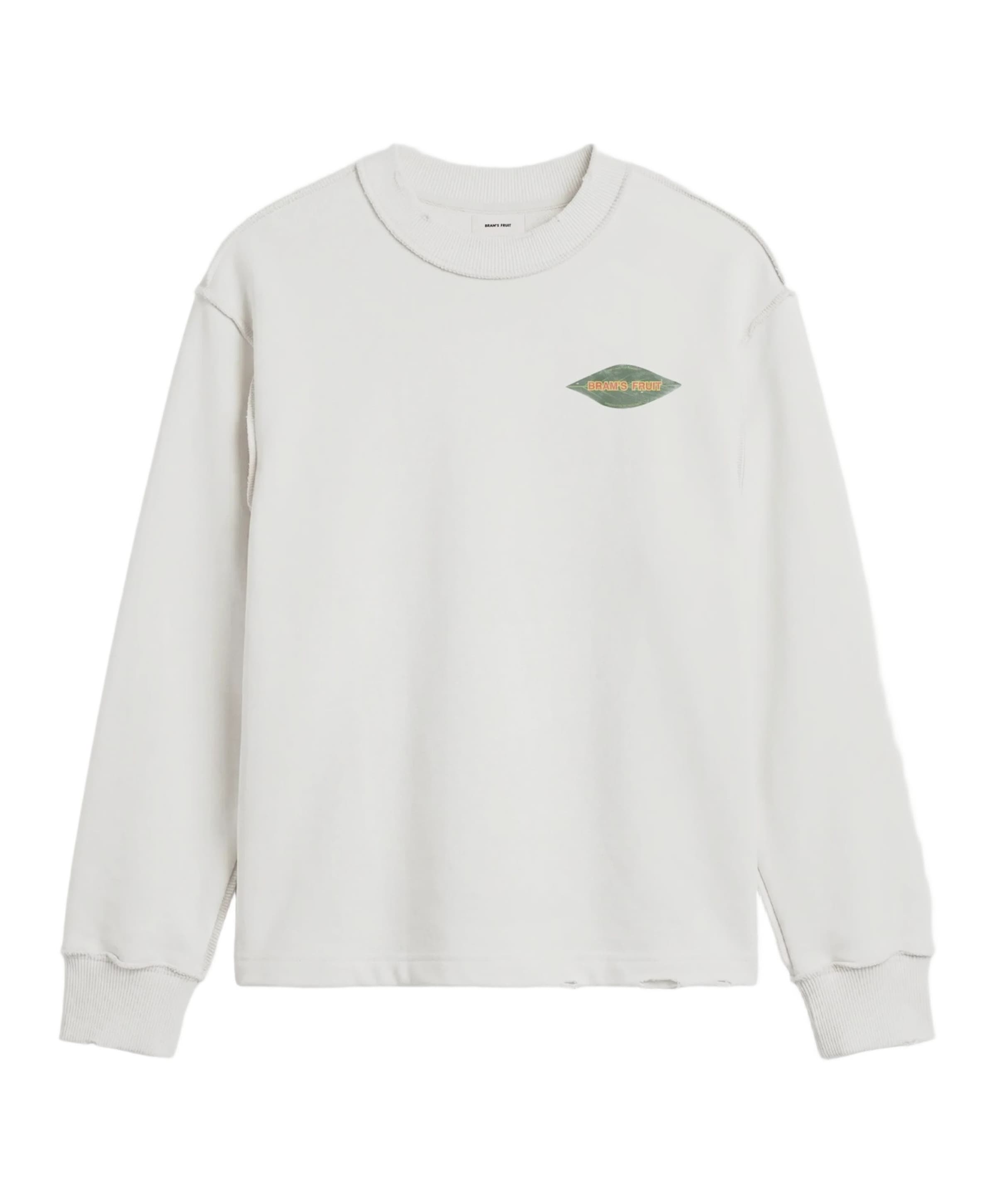 Heren longsleeve ecru