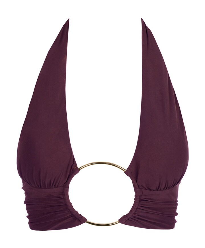 Dames bikinitop paars