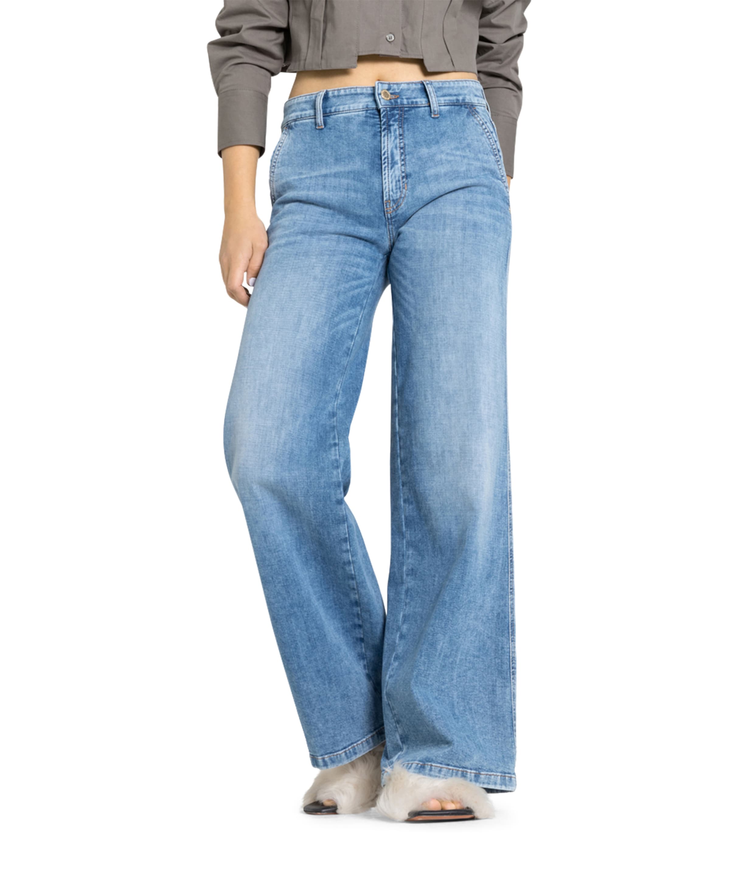 Alek dames jeans blauw