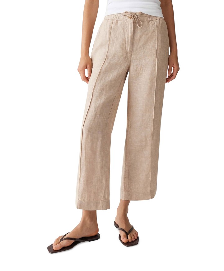 Maikito linen broek beige