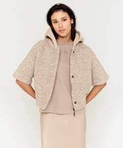 Dames vest beige