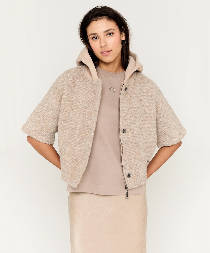 Dames vest beige
