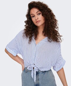 Blouse blauw