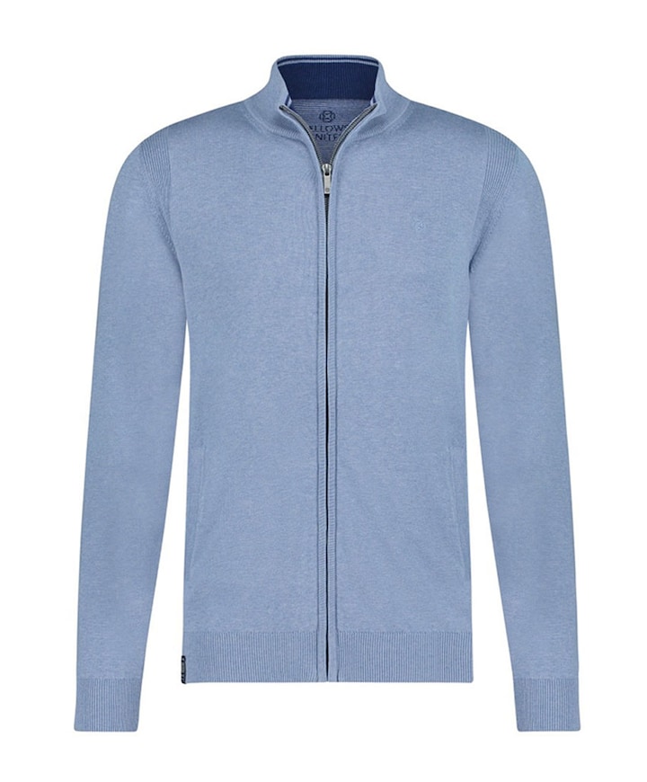Heren vest blauw