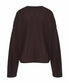 Dames longsleeve bruin