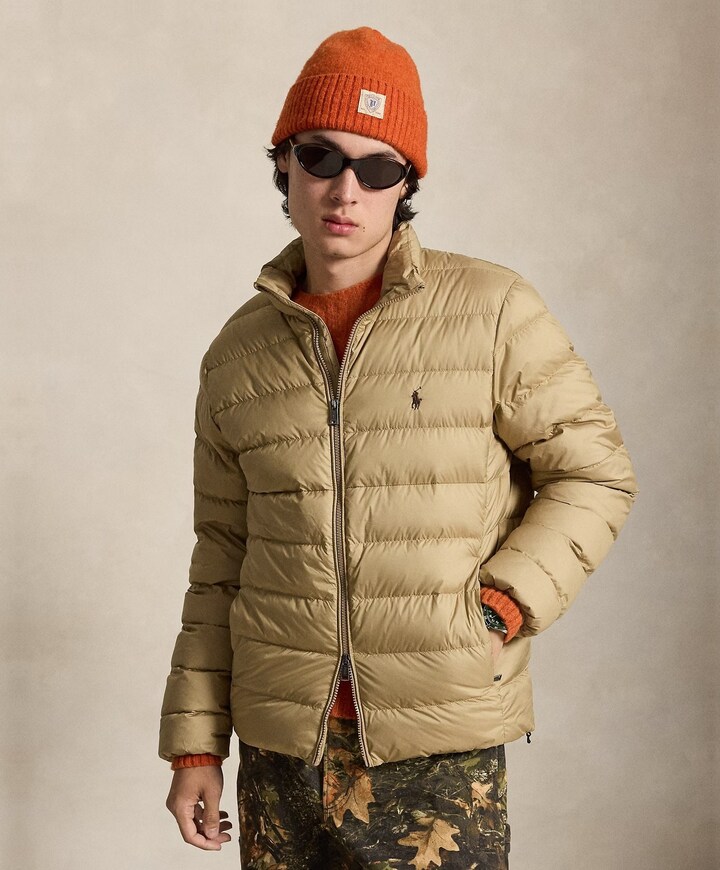 Heren jas beige