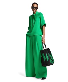 Kelsea Wide Leg dames pantalon groen