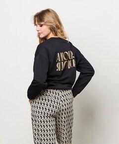 Dames sweater zwart
