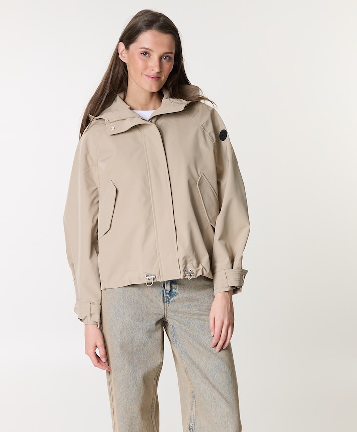 Dames jas beige