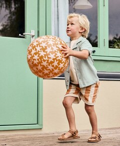 Jongens overhemd lange mouw groen