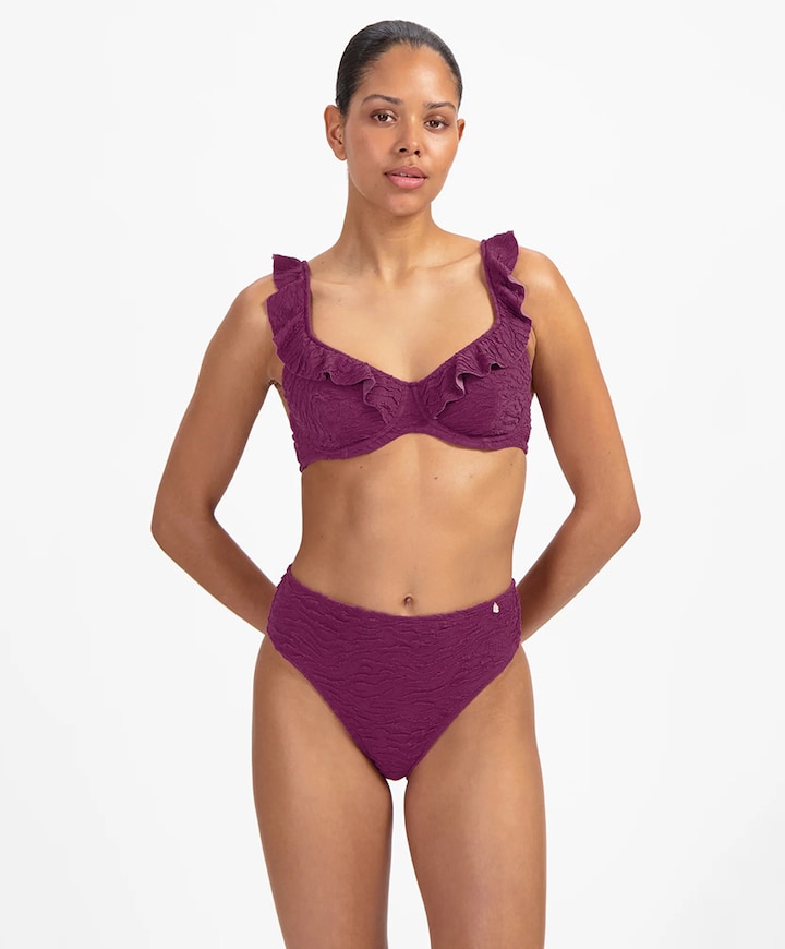 Dames bikinitop paars