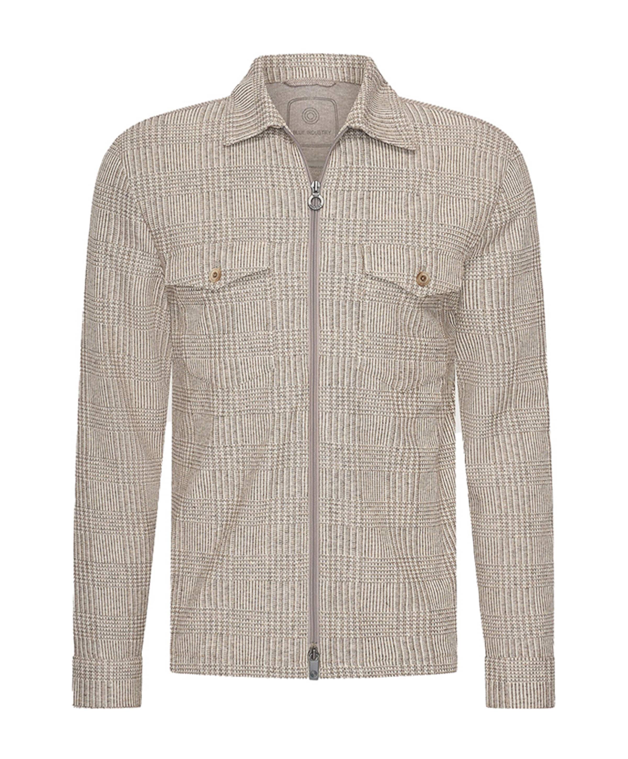 Heren overshirt beige