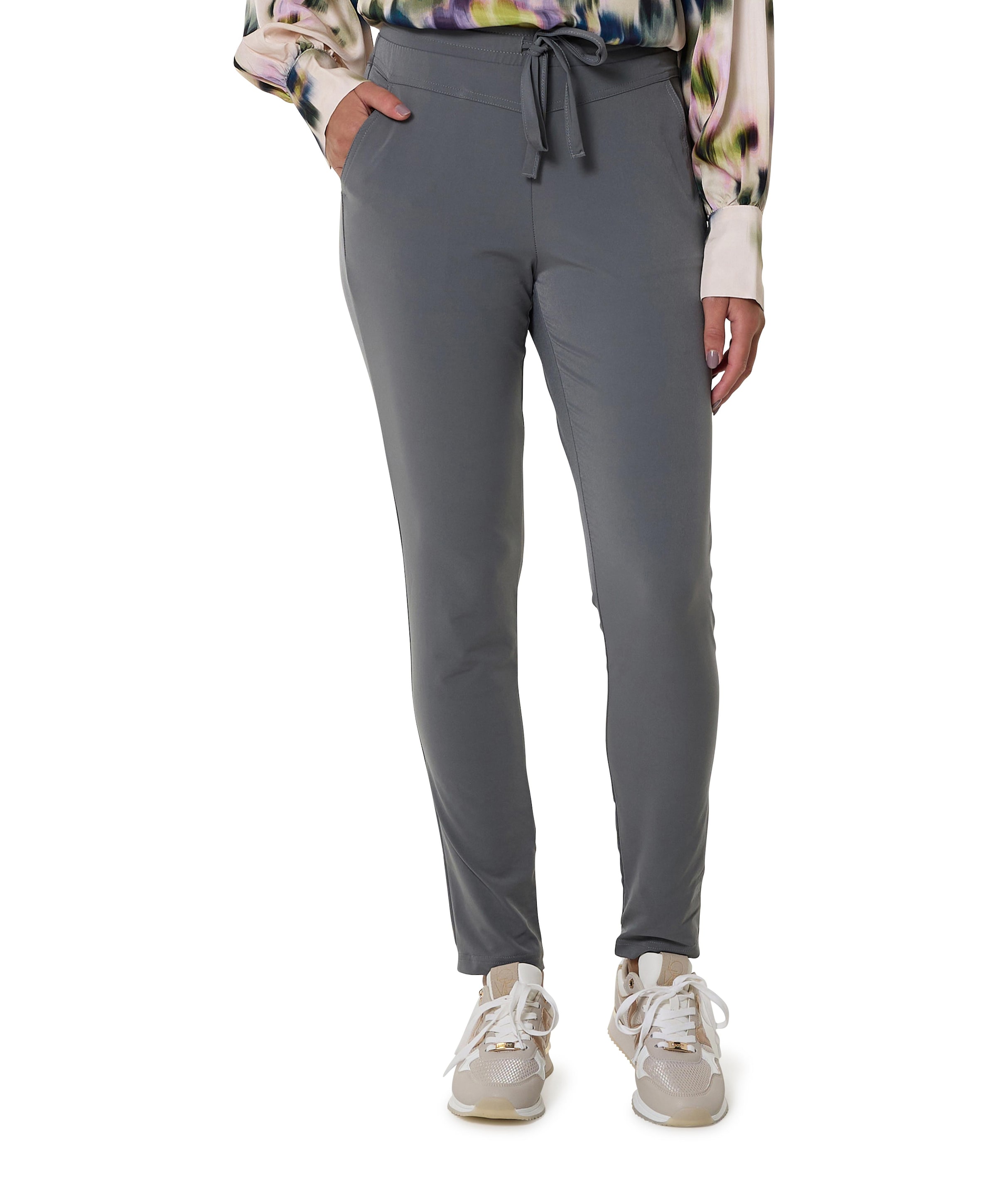 Travel casual broek grijs