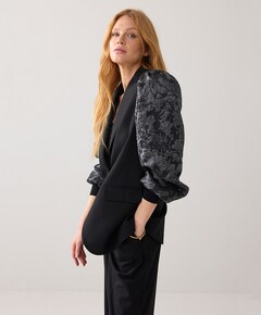 Dames blazer zwart