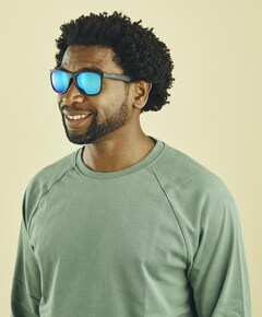 Ski zonnebril uniseks zwart
