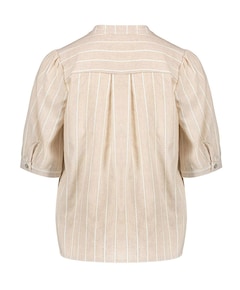 Meisjes blouse korte mouw ecru