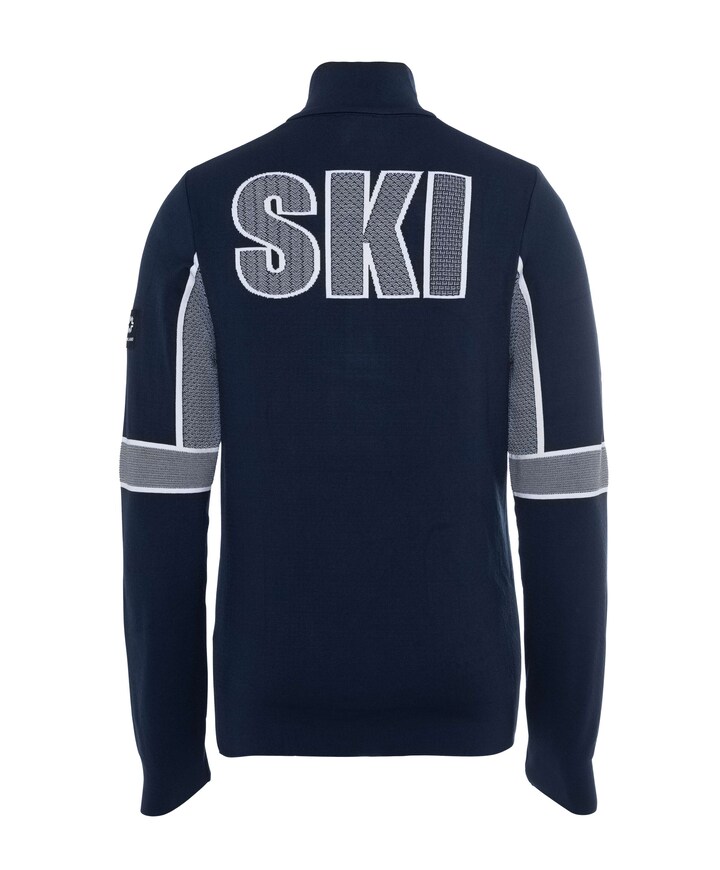 Heren pully blauw