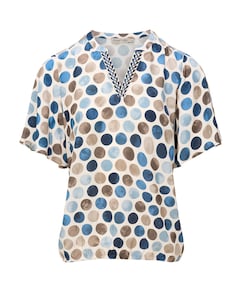 Dames blouse blauw