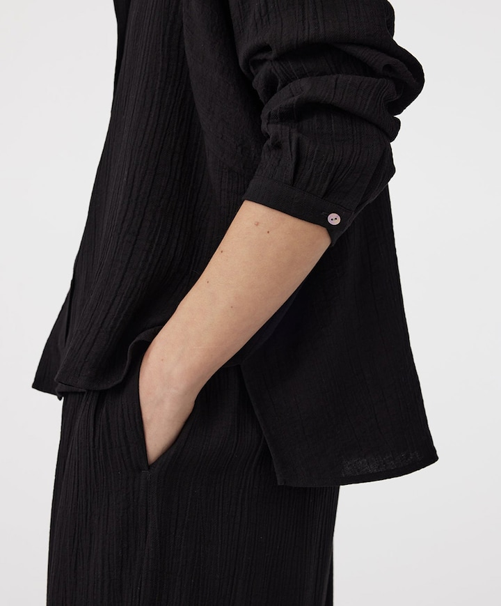 Blouse zwart