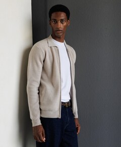 Heren vest beige