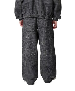 Daily Paper Denim Snake Oversized heren jeans grijs