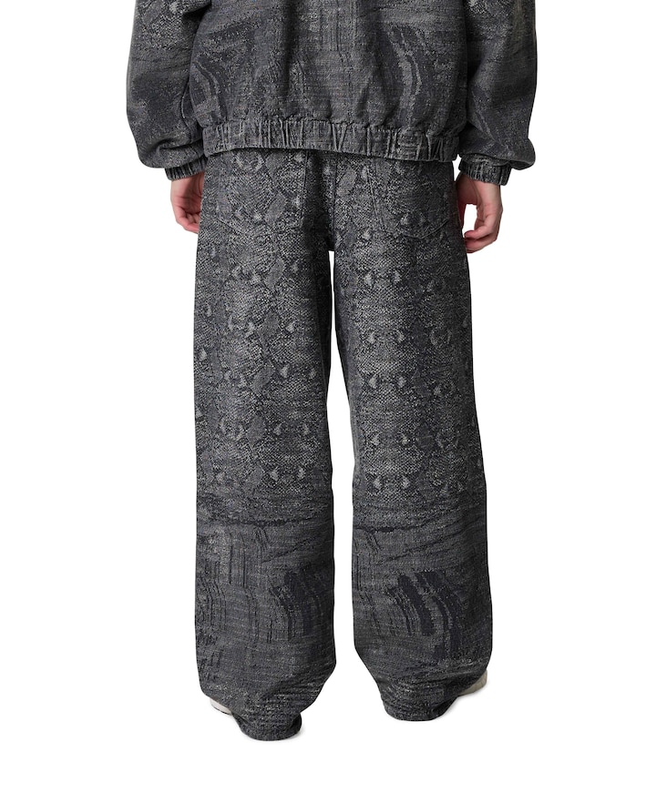 Daily Paper Denim Snake Oversized heren jeans grijs