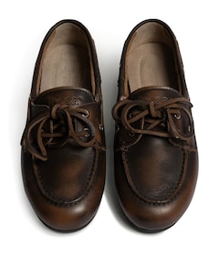 Boat Loafer Brushed dames mocassins bruin