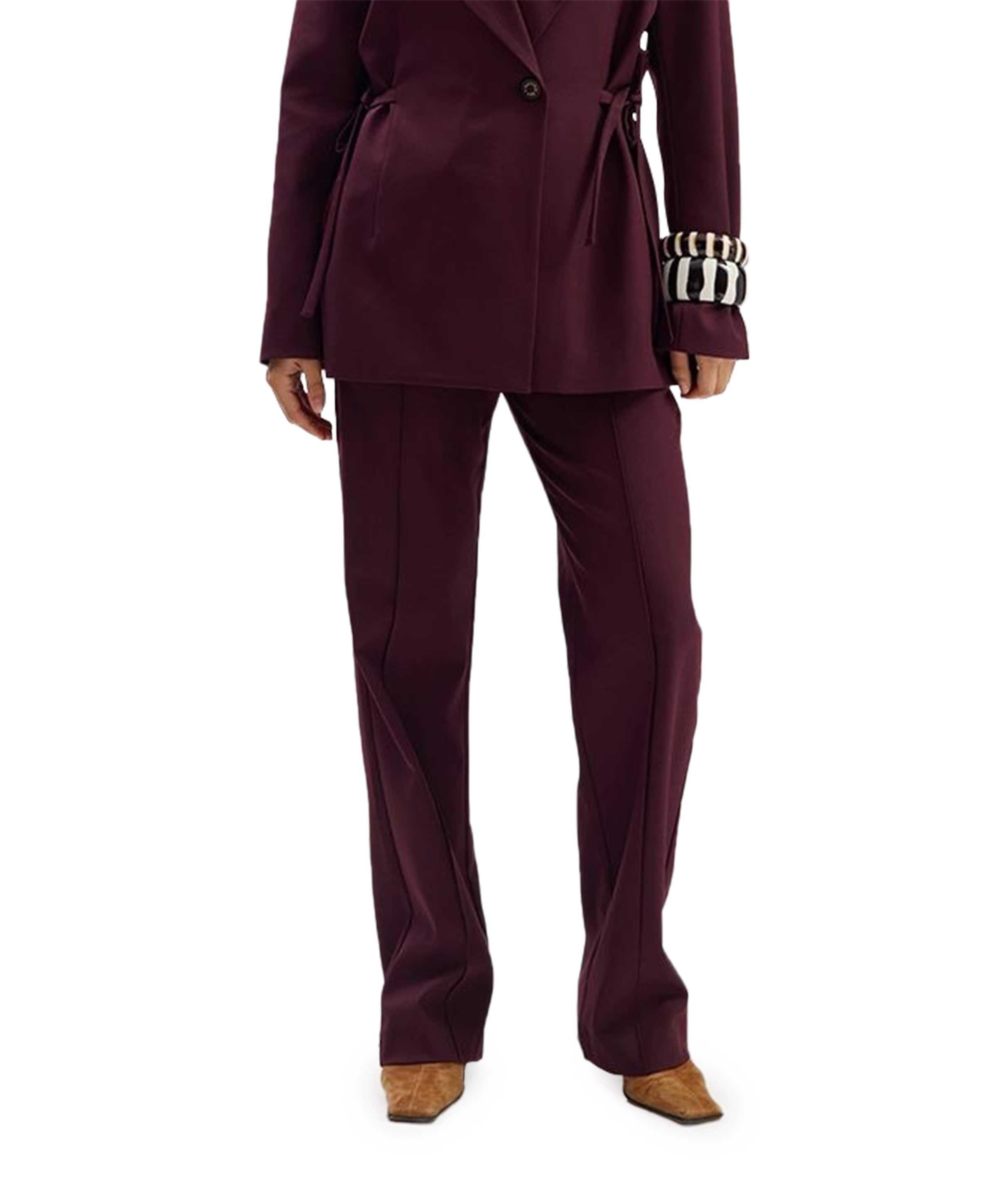 POPPY-PA dames broek bordeaux