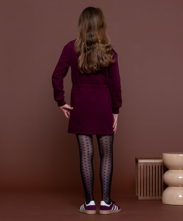 Meisjes jurk bordeaux