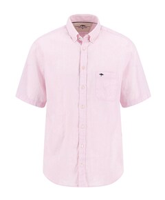 Heren overhemd korte mouw roze