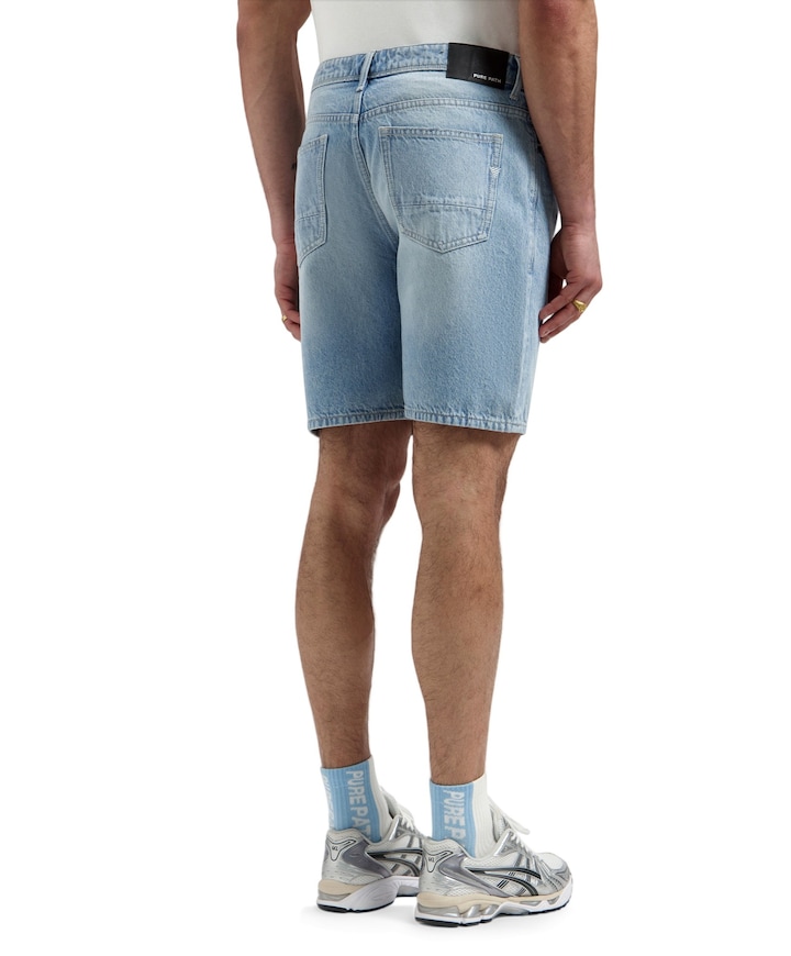 The Owen Regular Fit Short heren korte broek blauw