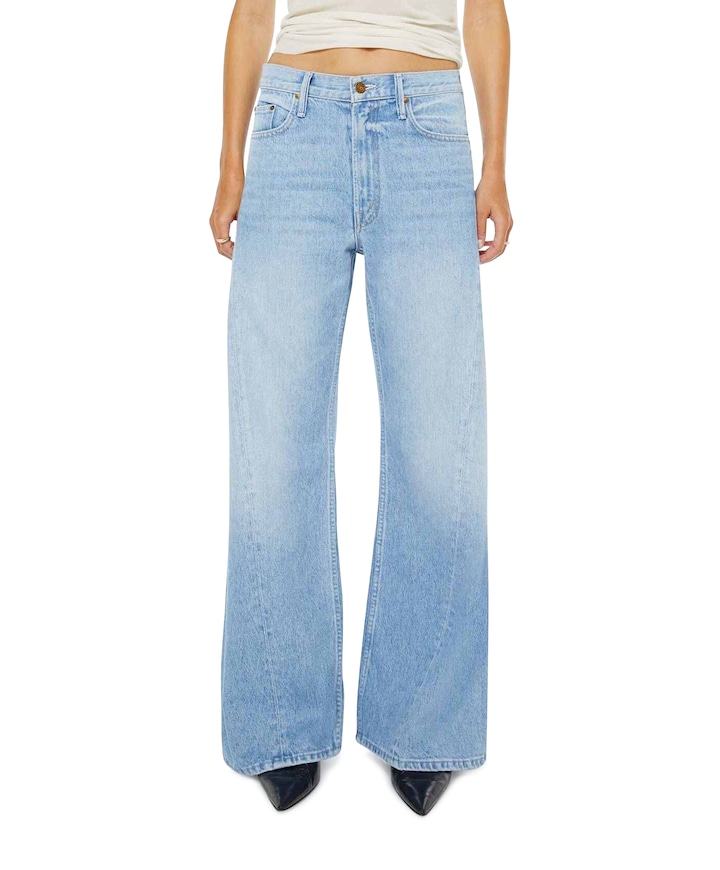 The Lemon Twist Sneak dames jeans blauw