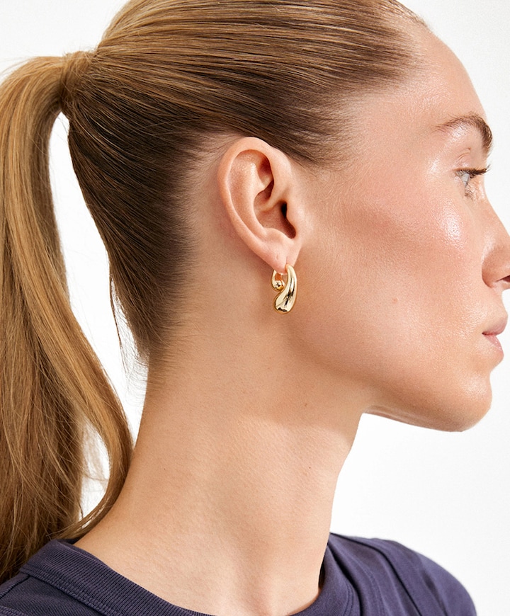 Dames oorbellen goud