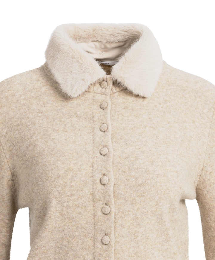 Dames vest beige