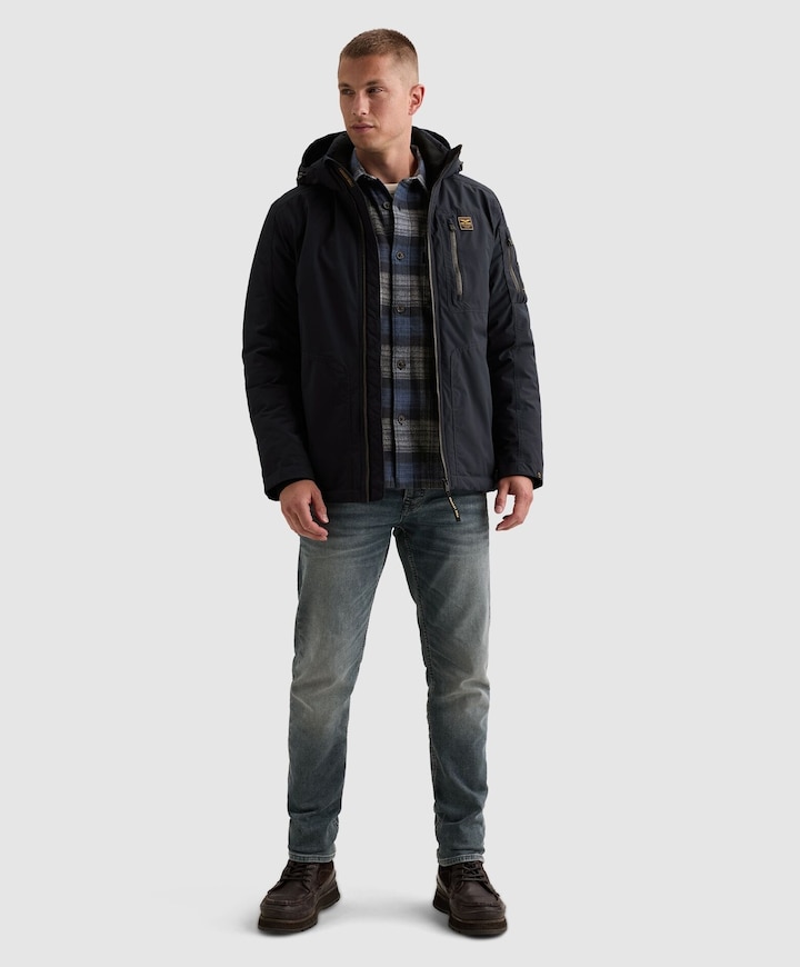 Heren jas blauw