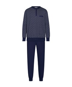 Heren pyjamaset blauw