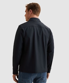 Heren overshirt blauw